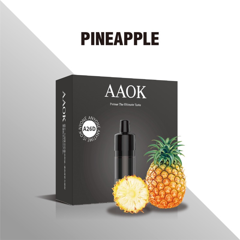 AAOK A26D Pineapple Refillable Electronic Cigarette 8ml Cartridge