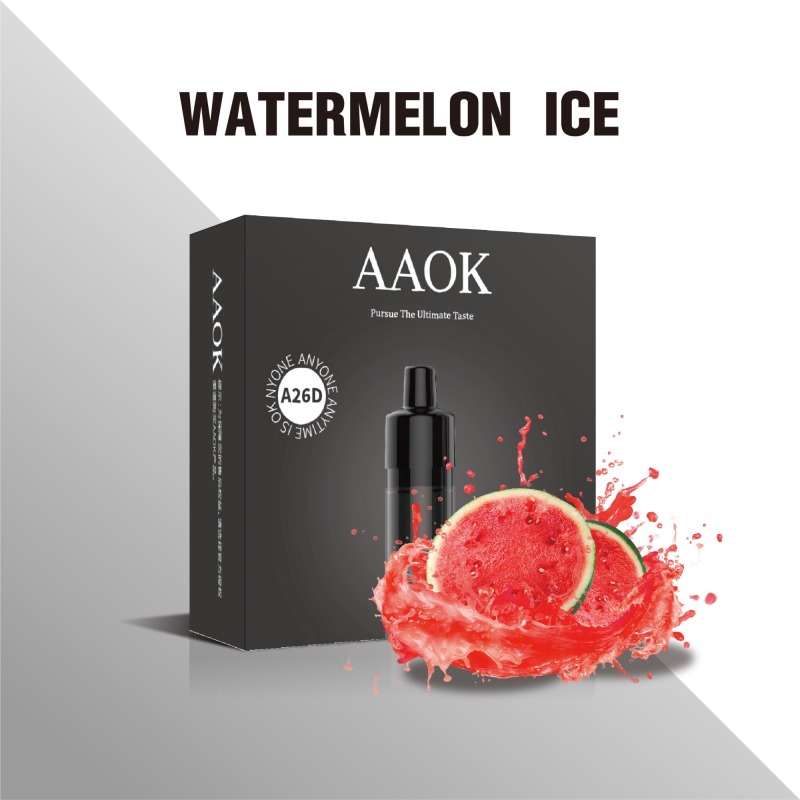 AAOK A26D Peach Refillable Electronic Cigarette 8ml Cartridge