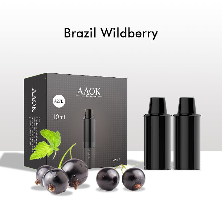 AAOK A27D Sour Peach Blueberry razz 10m refillable electronic cigarette l cartridge