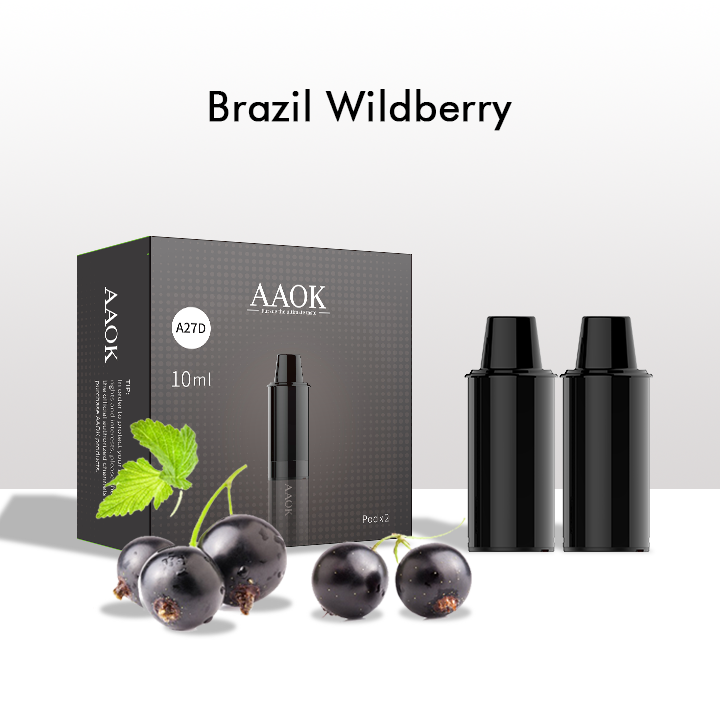 AAOK A27D Brazil Wildberry 10m refillable electronic cigarette l cartridge