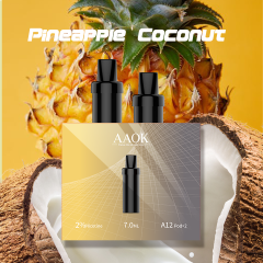 AAOK A12D vape factory Pineapple Coconut Refillable electronic cigarette 7ml cartridge