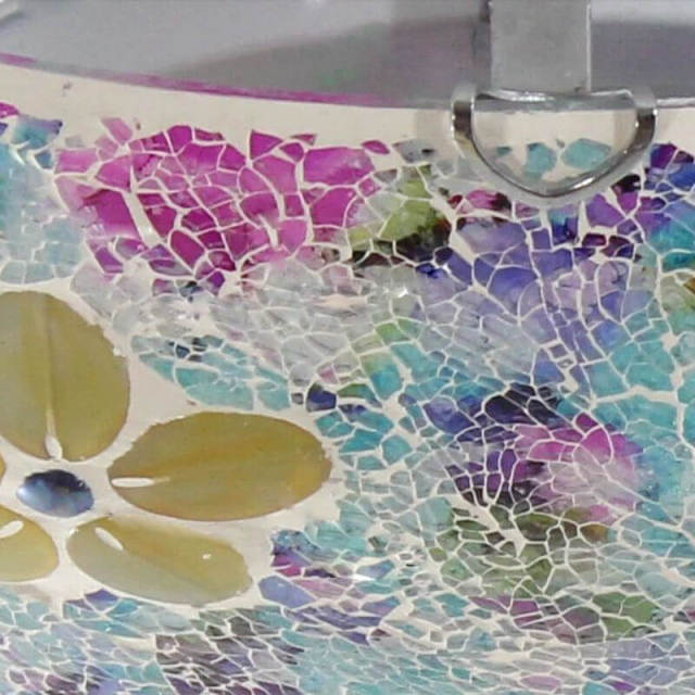 Modern Mosaic Childrens Room Ceiling Lamp Pastoral Bedroom Ceiling Lamps Kitchen Balcony LED Ceiling Light