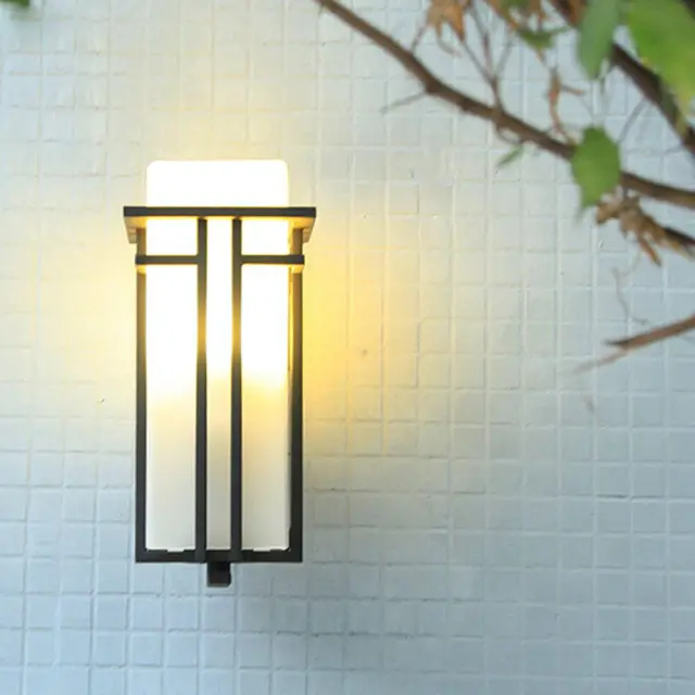 Outdoor Porch Wall Lights Simple Design Water-Proof Garden Wall Scocnes Indoor Corridor Hallway Balcony Wall Lighting Fixtures