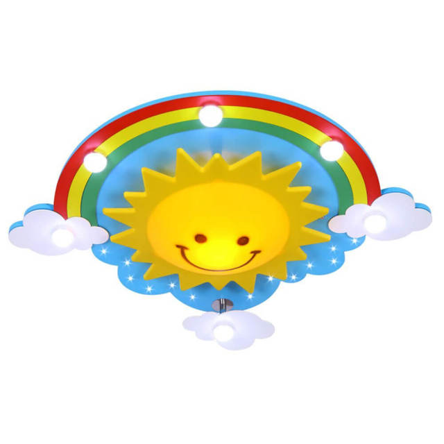 Children Room Ceiling Light Led Ceiling Lamp Cartoon Rainbow Cloud Ceiling Lights Fixtures