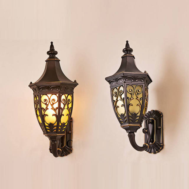 Outdoor Porch Wall Lights European Water-Proof Garden Villa Gate Wall Sconces Indoor Corridor Hallway Balcony Wall Lighting