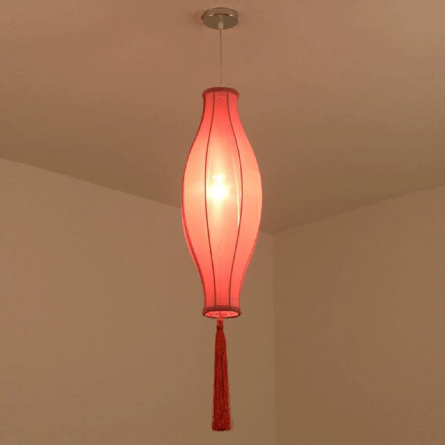 Chinese Solid Pumpkin Restaurant Pendant Light Balcony Corridor Study Room Hanging Lamp Coffee House Bedroom Pendant Lamps