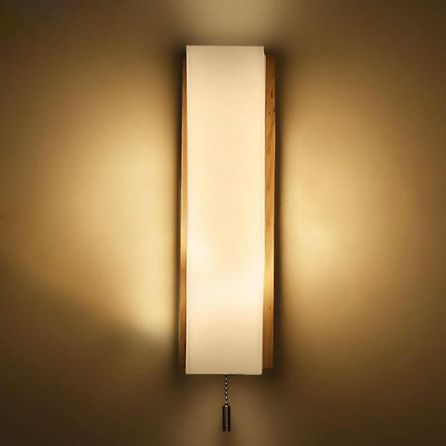 Contracted tatami Wooden Glass Vase Bedroom Bedsides Wall Lamp Bathroom Mirror Front Wall Sconce Corridor Stair Case Wall Lights