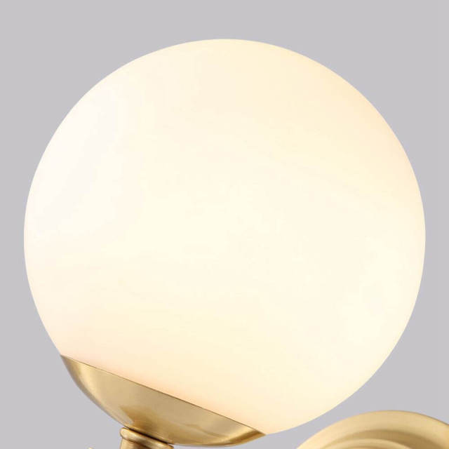 New Modern Glass Ball Copper Bedroom Bedsides Wall Lights American Simple Copper Stair Case Corridor Wall Lamp