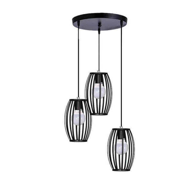 OOVOV Modern Glass Dining Room Pendant Lamp Simple Restaurant Pendant Light Bar Cafe Kitchen Hallway Pendant Lamps