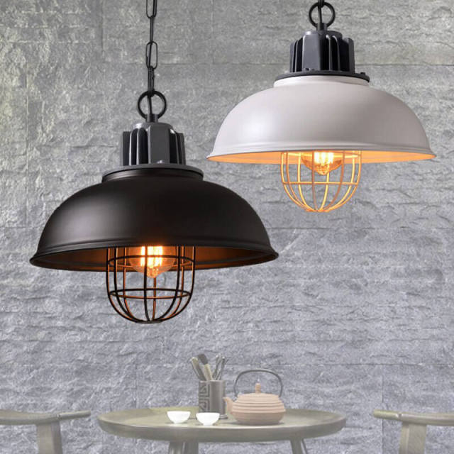 American Loft Warehouse Hallway Pendant Lights Vintage Corridor Metal Pendant Lamps Dining Room Restaurant Pendants Lightings