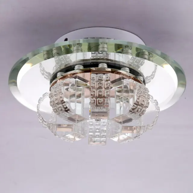Modern 3W LED Crystal Corridor ceiling lamp New Style hallway balcony ceiling Lights Living room ceiling Lighting Fixtures