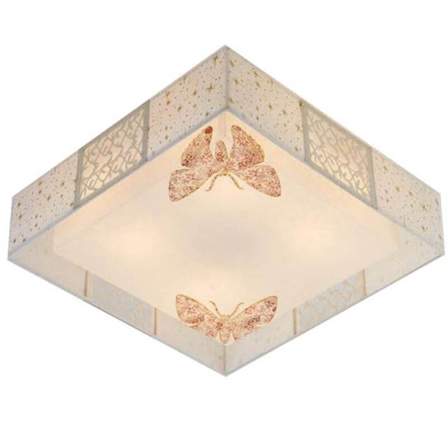 Pastoral Acrylic Bedroom Ceiling Lamps Classic Study Room Ceiling Lamp Fixtures Restaurant Ceiling Light