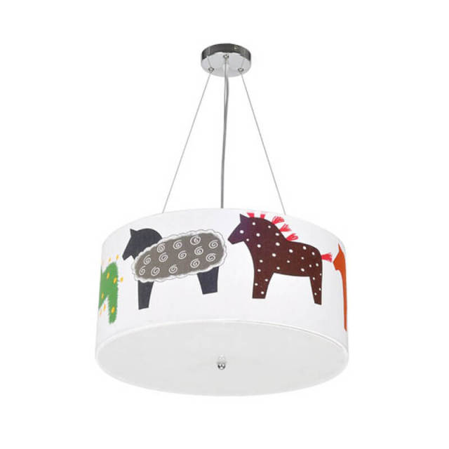 Rainbow Horses Kids Room Pendant Lamps Creative Cartoon Boy Girl Room Baby Room Pendant Light