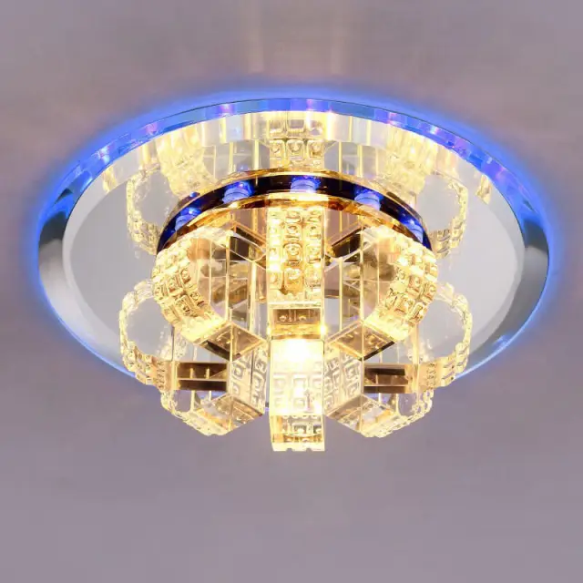 Modern 3W LED Crystal Corridor ceiling lamp New Style hallway balcony ceiling Lights Living room ceiling Lighting Fixtures