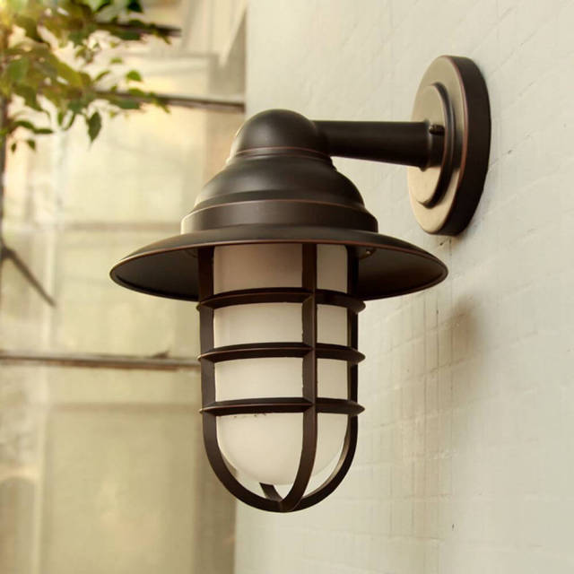 Outdoor Porch Wall Lights Country Rustic Design Water-Proof Garden Villa Gate Indoor Corridor Hallway Balcony Wall Sconces