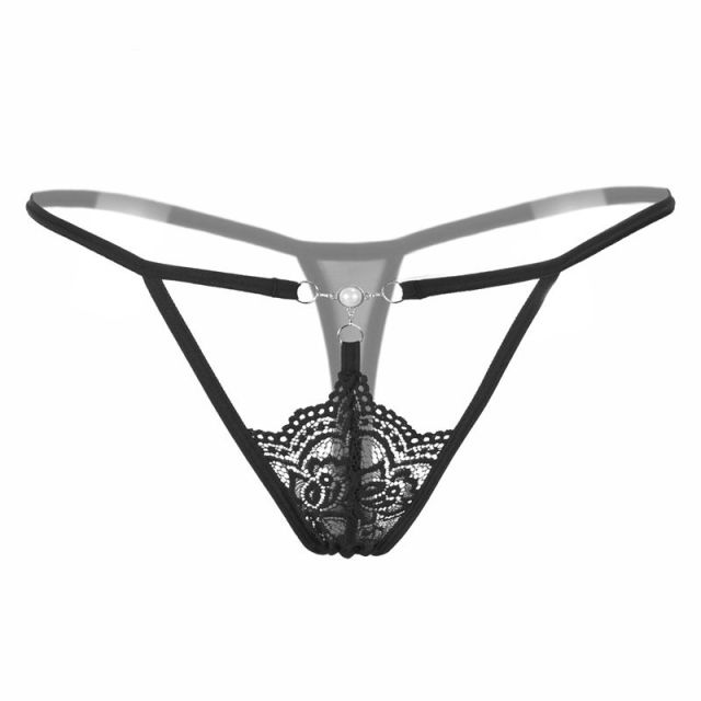 Women's Sexy Thong Lace Panties Underwear One-Size Sexy Lingerie 3 Pieces