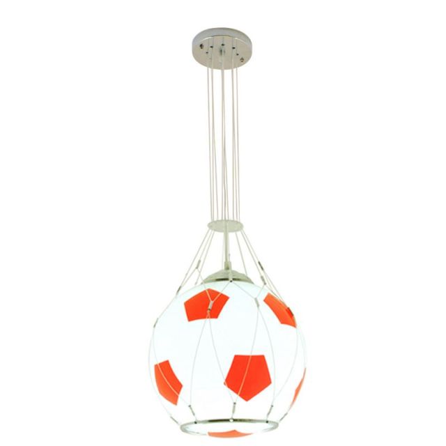 Modern Football Basketball Childrens Room Pendent Lights Creative Cartoon Kid Bedroom Lamp Boys Room Pendant Light