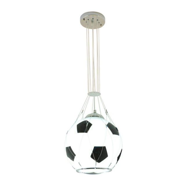 Modern Football Basketball Childrens Room Pendent Lights Creative Cartoon Kid Bedroom Lamp Boys Room Pendant Light