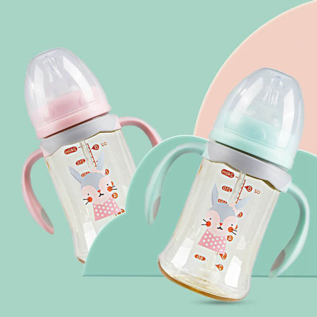 PPSU Baby Feeding Bottle 240ml Wide-neck Baby Bottle