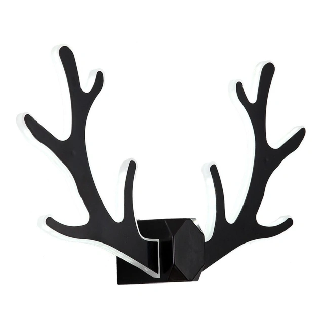 OOVOV Living Room LED Antlers Wall Lights Iron Acrylic Bedroom Baby Room Corridor Balcony Stairs Wall Lamps