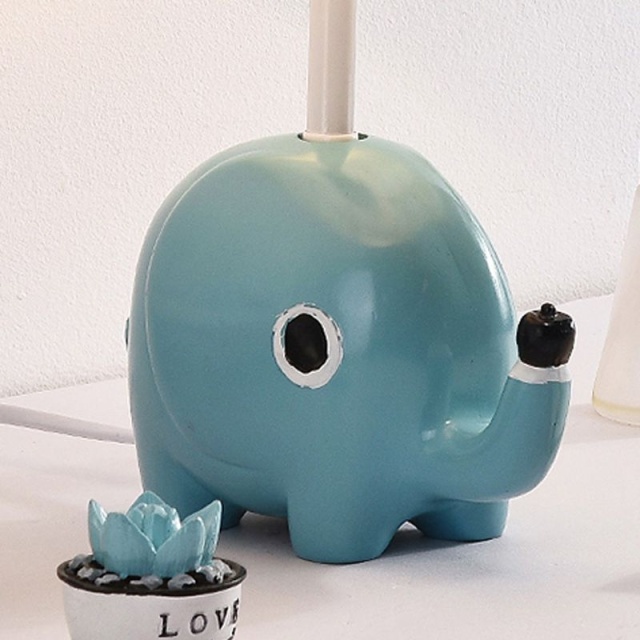 OOVOV Cartoon Elephant Baby Room Mini Desk Lamp Cute Child Bedsides Desk Lamps Boy Girl Room Table Light