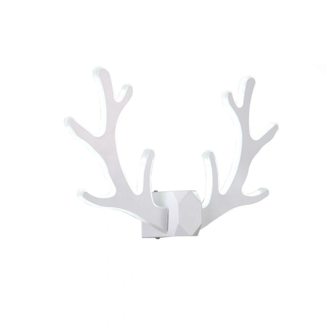 OOVOV Living Room LED Antlers Wall Lights Iron Acrylic Bedroom Baby Room Corridor Balcony Stairs Wall Lamps