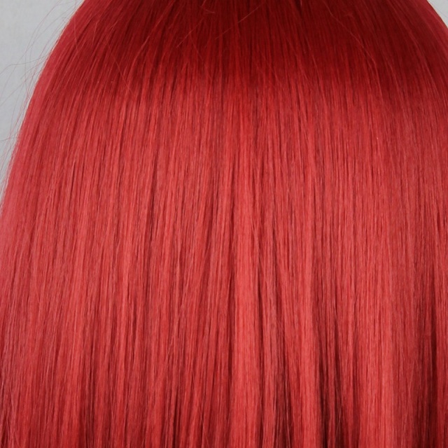 Wine Red Small Roll Lady Wigs Women Cosplay Animation Wig Short Hair