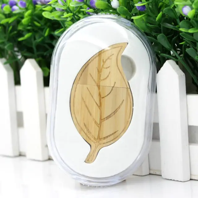 8G Cute Cartoon Wooden Leaf USB Flash Drive DIY Carving  USB Flash Drive Best Friends Gift