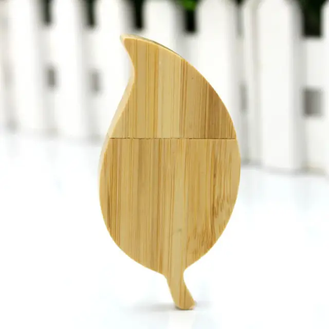 8G Cute Cartoon Wooden Leaf USB Flash Drive DIY Carving  USB Flash Drive Best Friends Gift