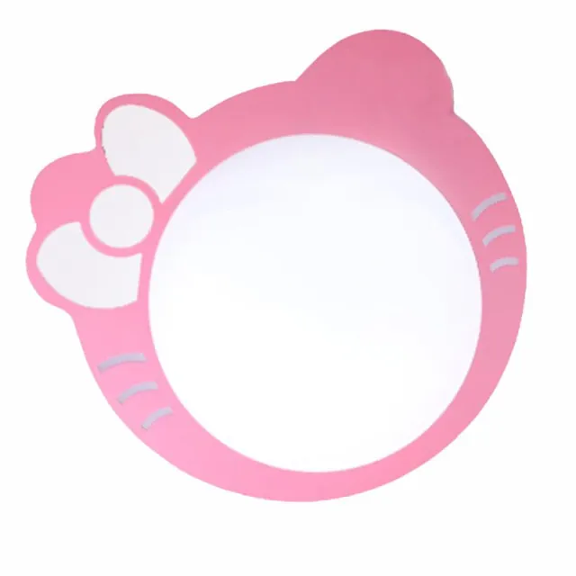 Lovely Cartoon Cat Childrens Room Ceiling Light Fashion LED Baby Room Ceiling Lights Girls Room Ceiling Lamp