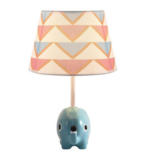 OOVOV Cartoon Elephant Baby Room Mini Desk Lamp Cute Child Bedsides Desk Lamps Boy Girl Room Table Light