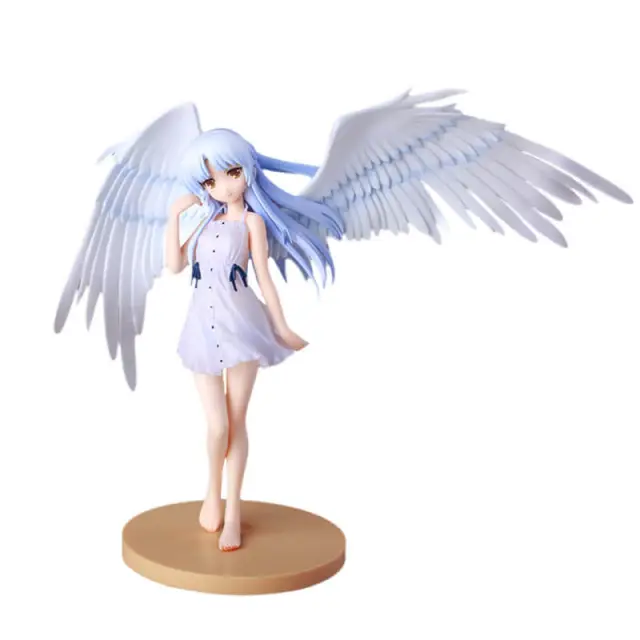 Japanese Angel Beats! 3D Tenshi Tachibana Kanade PVC Anime Figure 22cm