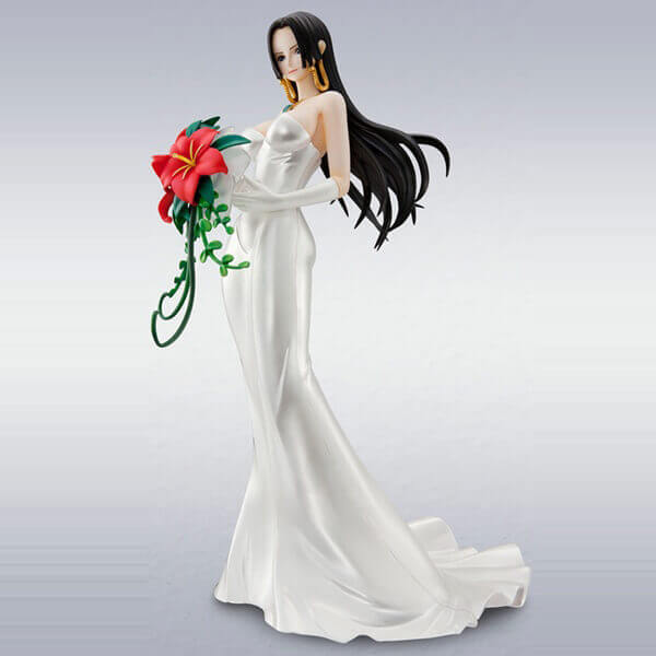 Hot Cartoon One Piece Boa Hancock Sexy Anime Figure 23cm Wedding Empress Model
