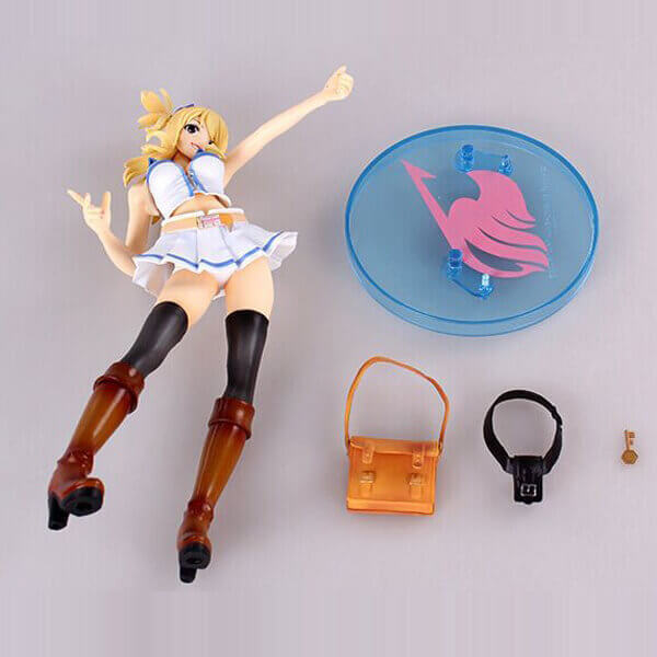 Fairy Tail Lucy Heartfilia Removable PVC Action Figure Boxed 21cm