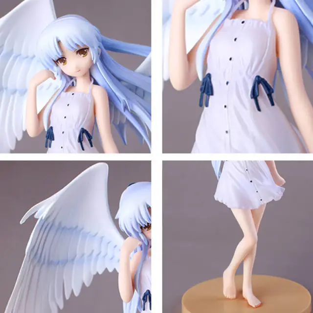 Japanese Angel Beats! 3D Tenshi Tachibana Kanade PVC Anime Figure 22cm
