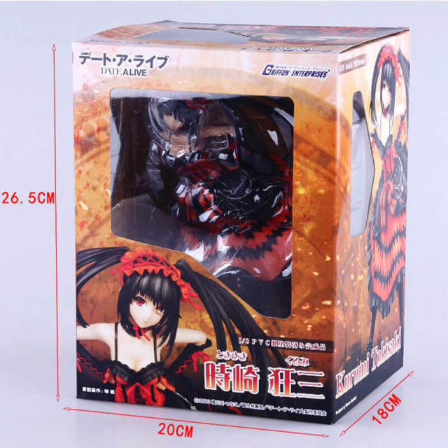 Japan Anime Date A Live Kurumi Tokisaki Nightmare PVC Figure 21cm