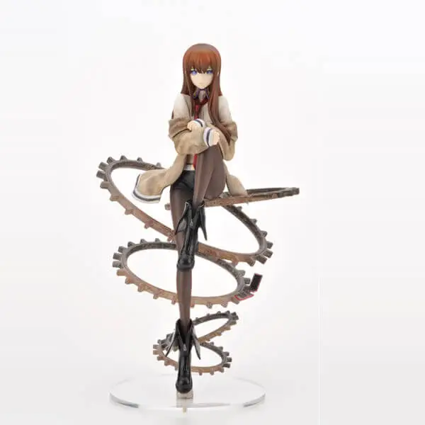 Steins Gate Makise Kurisu PVC Anime Action Figure 24cm Boxed