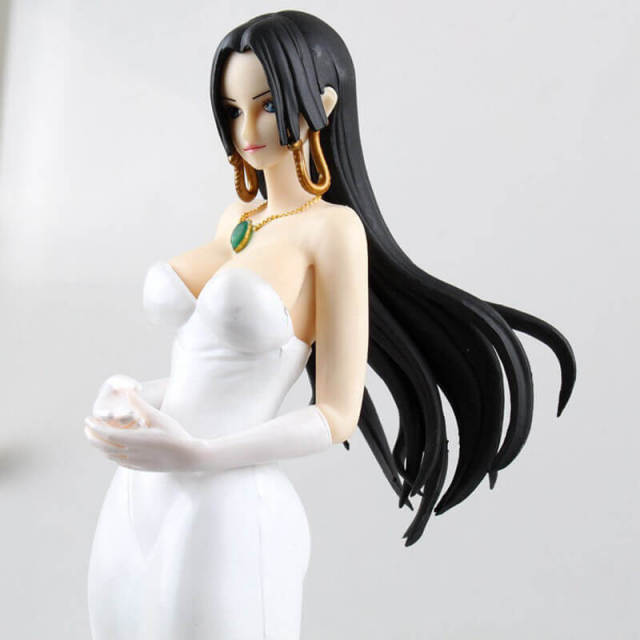 Hot Cartoon One Piece Boa Hancock Sexy Anime Figure 23cm Wedding Empress Model