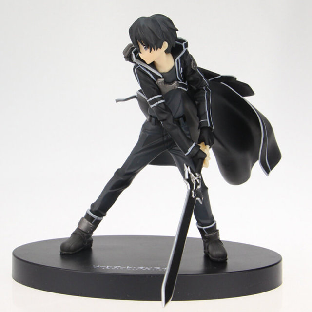 OOVOV Kirigaya Kazuto Figure Sword Art Online Kirito Anime PVC Figure Animation Peripheral Model