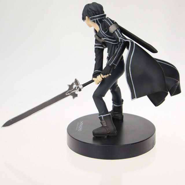 OOVOV Kirigaya Kazuto Figure Sword Art Online Kirito Anime PVC Figure Animation Peripheral Model