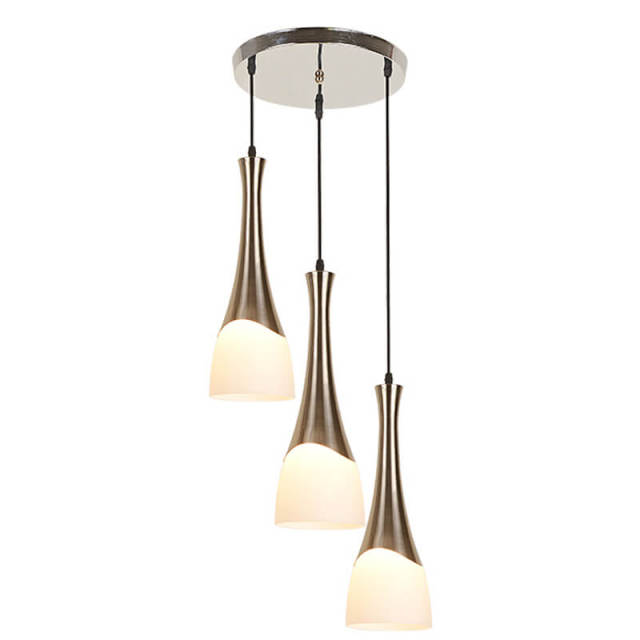 3 Heads Simple Dining Room Pendant Lamp Fashion Kitchen Bar Pendant Lamps Study Room Pendant Lights