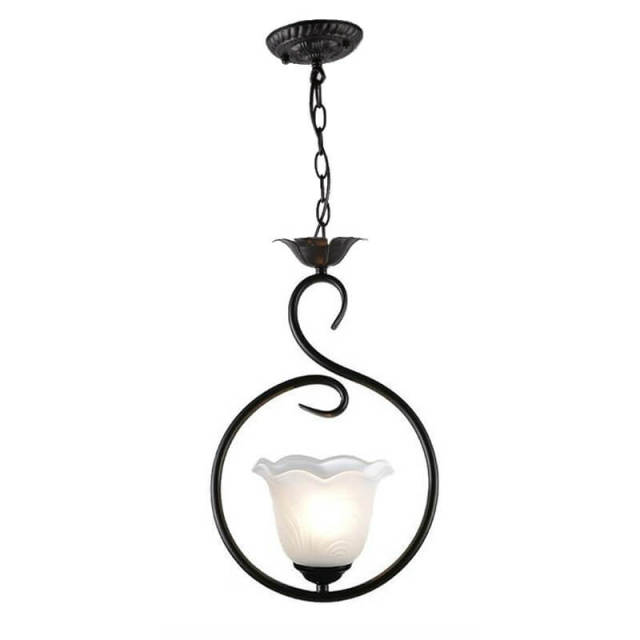 Vintage Iron Glass Dining Room Pendant Lights Fixtures Hallway Pendant Lamp Balcony Foyer Lights