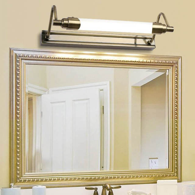 OOVOV American Moistureproof LED Mirror Lights Retro Washroom Bathroom Waterproof Mirror Cabinet Light Wall Lamps