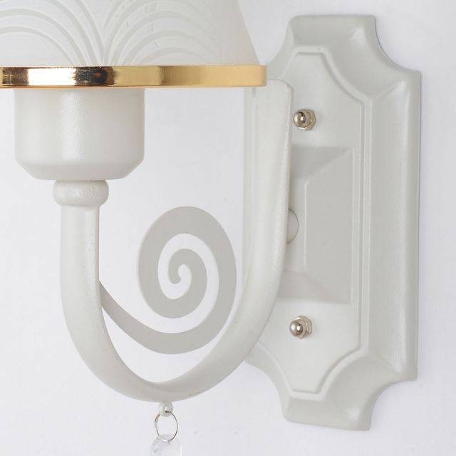 OOVOV Wall Sconce Lighting 1 Light Vanity Light Fixtures with Glass Lampshade