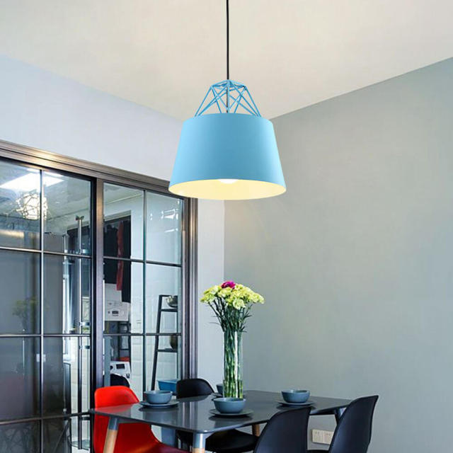 OOVOV Pendant Lighting 30cm 12&quot; Colored Iron Balcony Pendant Lamp Corridor Dining Room Cafe Bar Pendent Light