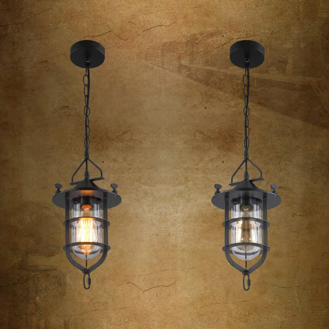 American Country Metal Dock Dining Room Pendant Lamp Restaurant Bar Counter Pendant Lights boatyard industrial Pendant Lights