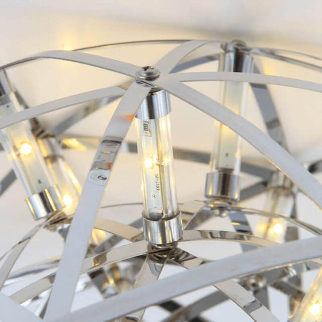 OOVOV Sparks Ball Aisle Pendant Light Modern Dandelion Pendant Lights LED Dining Room Hallway Balcony Pendant Lamps