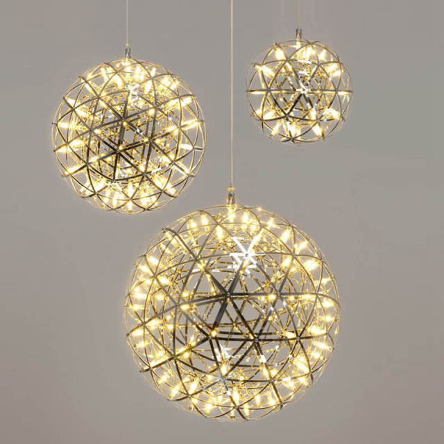OOVOV Sparks Ball Aisle Pendant Light Modern Dandelion Pendant Lights LED Dining Room Hallway Balcony Pendant Lamps