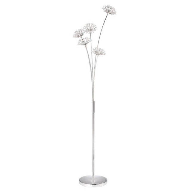 OOVOV Dandelion Crystal Floor Lamp Personality Creative Living Room Bedroom Bedside lamp Stand Up Lamp