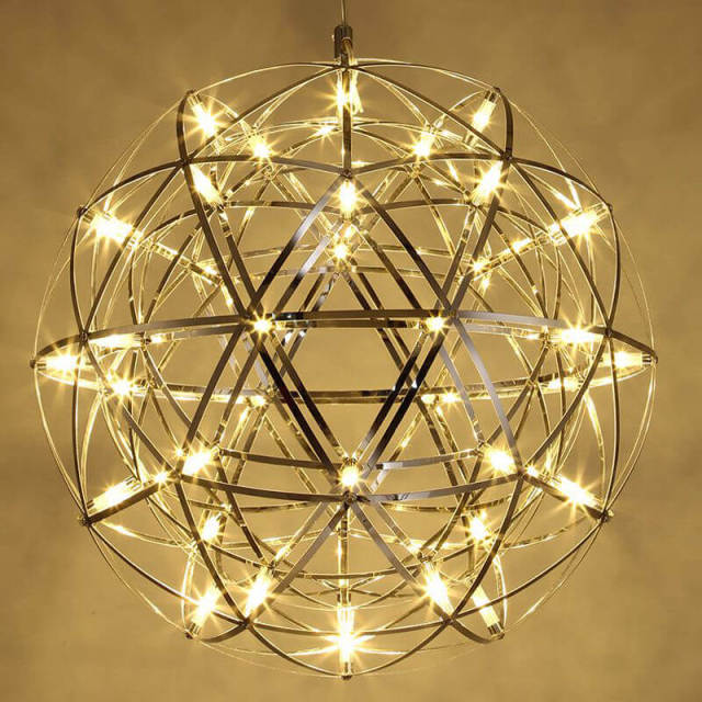 OOVOV Sparks Ball Aisle Pendant Light Modern Dandelion Pendant Lights LED Dining Room Hallway Balcony Pendant Lamps